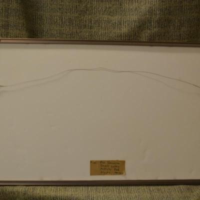 Alaskan Artist Ree Nancarrow "Denali" Print 1983 Framed Matted & Signed 183/195
