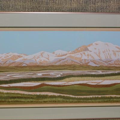 Alaskan Artist Ree Nancarrow "Denali" Print 1983 Framed Matted & Signed 183/195