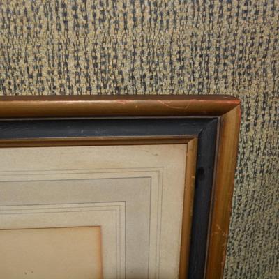 Framed & Matted Pencil Drawing of Colonel Frank M. Wray (Francis)