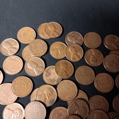 1940's & 1950's-D WHEAT PENNIES