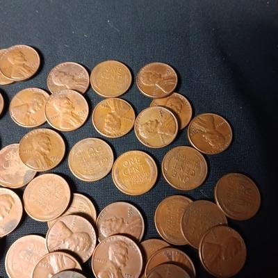1940's & 1950's-D WHEAT PENNIES