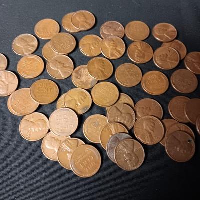 1940's & 1950's-D WHEAT PENNIES