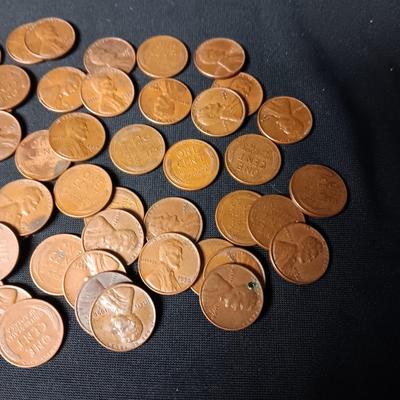 1940's & 1950's-D WHEAT PENNIES