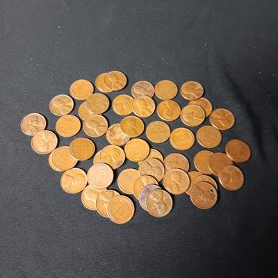1940's & 1950's-D WHEAT PENNIES