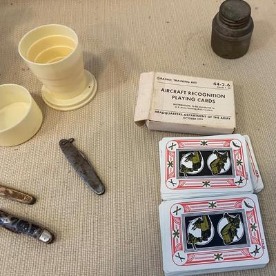 Vintage Aircraft Recognition Playing Cards and More