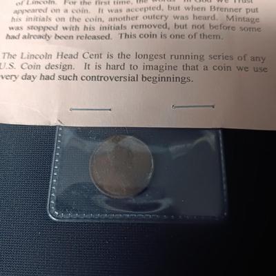 REPLICA COIN, 1909 VDB CENT & BI-CENTENNIAL PENNY