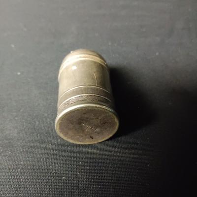 STERLING SILVER SHAKER AND A GENUINE ROSE QUARTZ