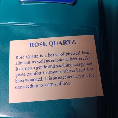 STERLING SILVER SHAKER AND A GENUINE ROSE QUARTZ