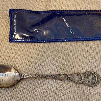 Vintage Valley Falls Collectables Sterling Spoon