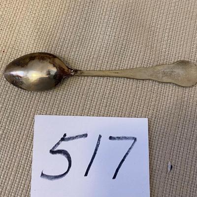 Vintage Valley Falls Collectables Sterling Spoon