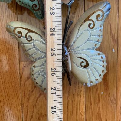 LOT 501: Metal Light-up Butterfly Wall Art, Love, Laugh, Hope Plaques, & More