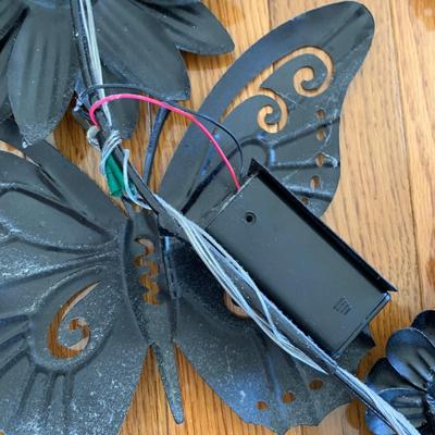 LOT 501: Metal Light-up Butterfly Wall Art, Love, Laugh, Hope Plaques, & More