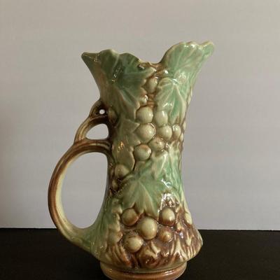LOT 39: Vintage McCoy Glazed Pottery Pitcher / Vase