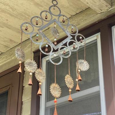 LOT 53: Collection of Five Outdoor Hanging Wind Chimes