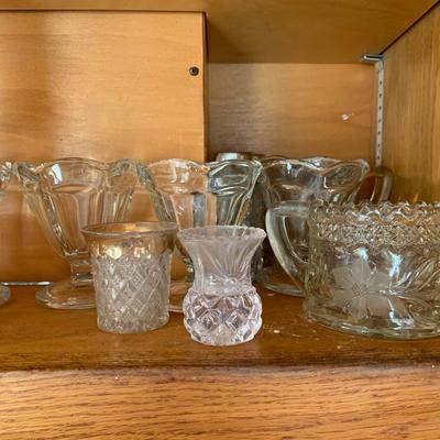 LOT 68: Kitchen Cabinet Glassware