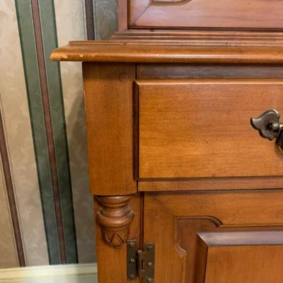 LOT 75: Young Republic Maple Kitchen Cabinet
