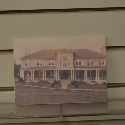 Set of 4 Foam Boards with Vintage Photographs Depicting Harrisonburg, VA