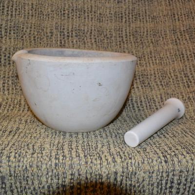 Old School Laboratory Mortar & Pestle 6.5"x4"x4"
