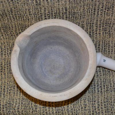 Old School Laboratory Mortar & Pestle 6.5"x4"x4"