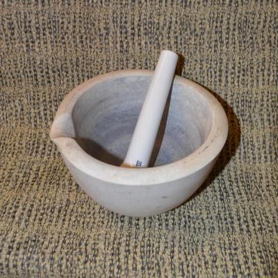 Old School Laboratory Mortar & Pestle 6.5"x4"x4"