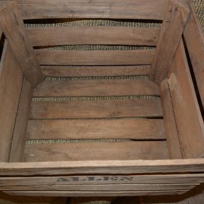 Lot of 3 Very Vintage Wooden Crates