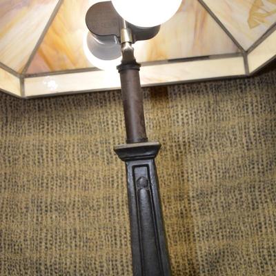 Modern Faux Stained Glass Lamp