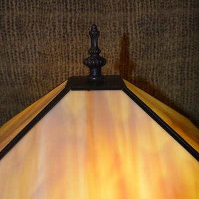 Modern Faux Stained Glass Lamp