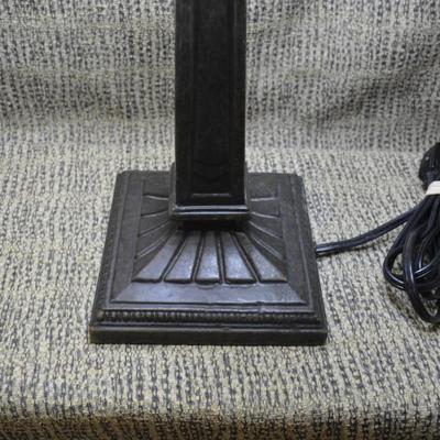 Modern Faux Stained Glass Lamp