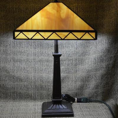 Modern Faux Stained Glass Lamp