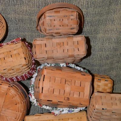Large Lot of Assorted Longaberger Baskets