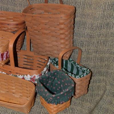 Large Lot of Assorted Longaberger Baskets