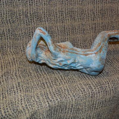Vintage Cast Iron Mermaid 18"