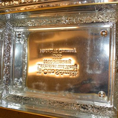Vintage 1988 E. Otto Schmit Large Hinged Tin, West Germany