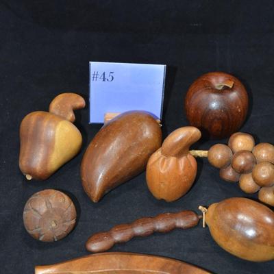 Vintage Wooden Fruit Home Decor Centerpiece Display