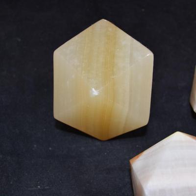 Set of 3 Onyx Dodecahedra 2.5", 2.25", 1.75"