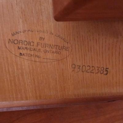 Nordic Furniture MCM Hidden Leaf Dining Room Table and Chairs (DR-DW)