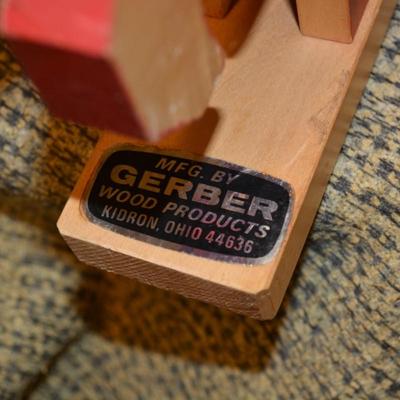 Vintage Gerber Wood Original Marble Roller 24"x14"