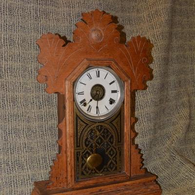 Antique 1890's E, Ingram & Co. Wind Up Mantle Clock