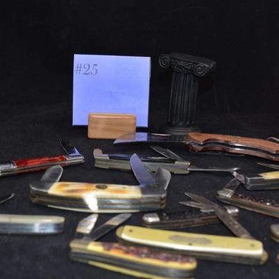 Lot of Antique, Vintage, & Modern Pocket/Pen Knifes