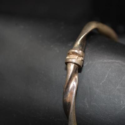 925 Sterling Michael Anthony Clasp Bracelet 8" 11.8g