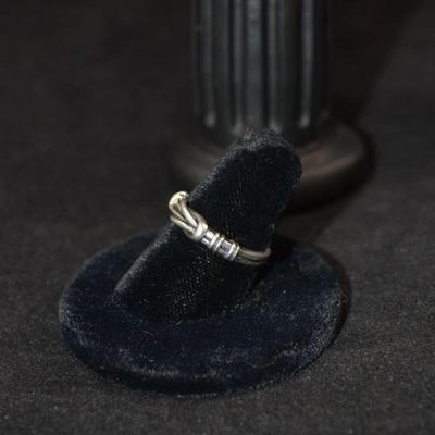 925 Sterling Knot Band Ring Size 7 2.6g
