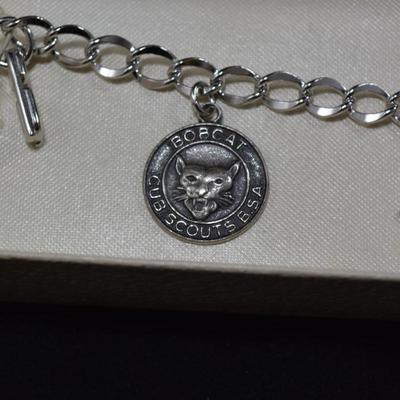 Vintage Sterling "Cub Ladies" Charm Bracelet w/ Original Box 7" Unweighted - Tested