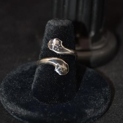 Vintage SIAM Sterling Wrap Around Ring Size 7.5 - 2.4g