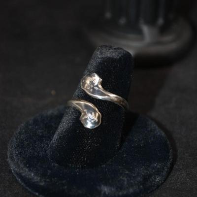 Vintage SIAM Sterling Wrap Around Ring Size 7.5 - 2.4g
