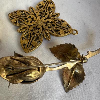 Delicate Gold Lockets, Leaf Necklaces Plus Earrings, Bracelets & More (P-RG)