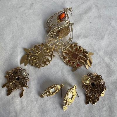 Delicate Gold Lockets, Leaf Necklaces Plus Earrings, Bracelets & More (P-RG)