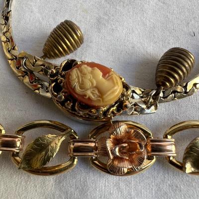 Delicate Gold Lockets, Leaf Necklaces Plus Earrings, Bracelets & More (P-RG)