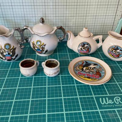 Small teapots and pitchers