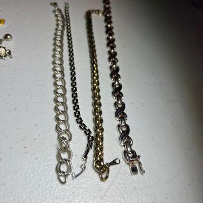 Heart Shaped 925 Locket Plus Charm Bracelets, Pewter Owl & More (P-RG)