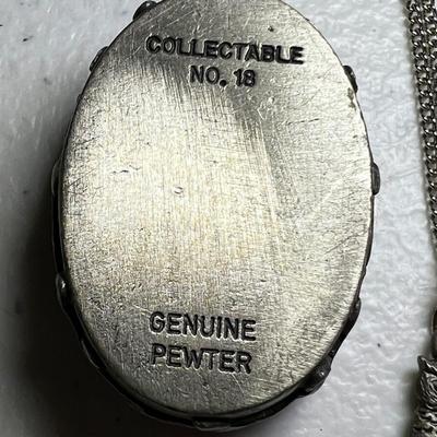 Heart Shaped 925 Locket Plus Charm Bracelets, Pewter Owl & More (P-RG)